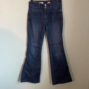 Anthropologie Pilcro Superscript High Rise Flare Denim Jeans